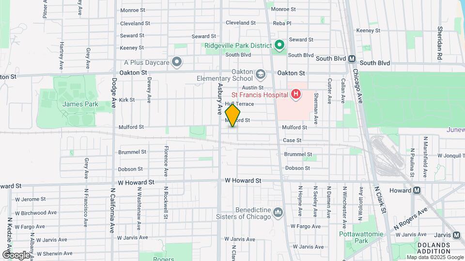 1211 Harvard Ter, Unit #2 Map and Location Details