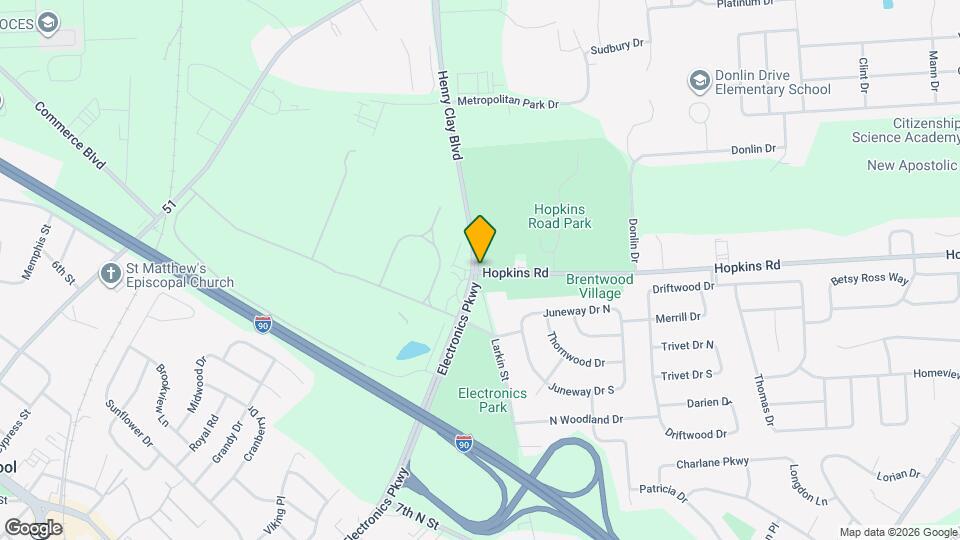 Brentwood Village Map and Location Details