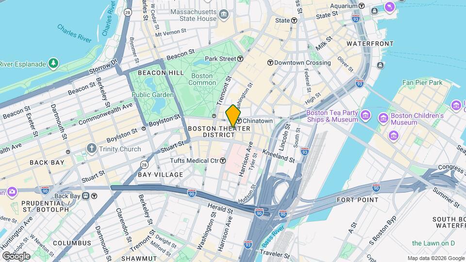 665 Washington St Map and Location Details