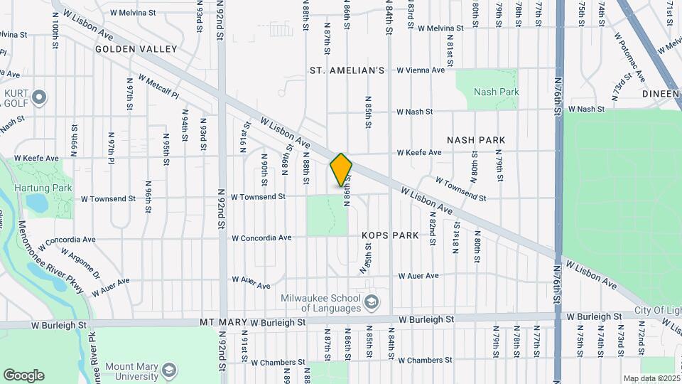 3401 N 86th St Map and Location Details