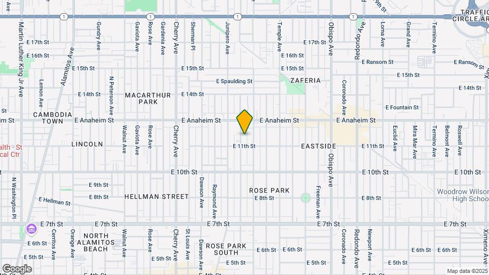 1122 Stanley Ave Mapa y Detalles de la Ubicación