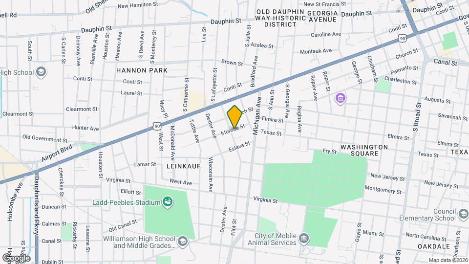 1417 Monroe St Map and Location Details