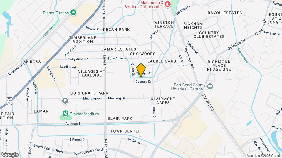 1802 Cypress Dr Mapa y Detalles de la Ubicación