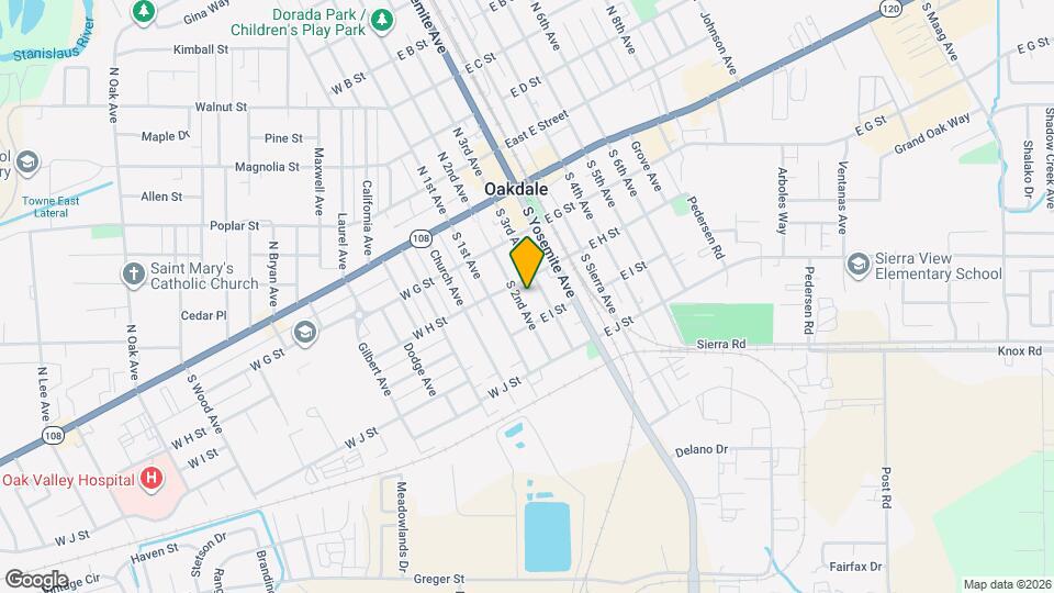 313 S 2nd Ave Map and Location Details