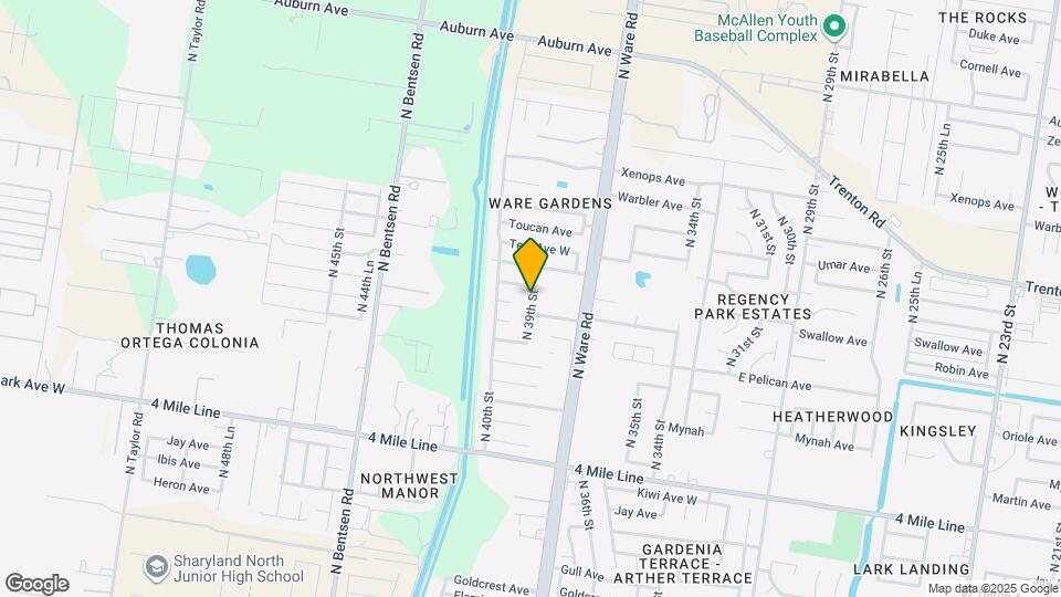 7013 N 39th St Map and Location Details