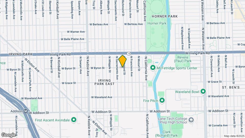 2935-2941 W Byron St Mapa y Detalles de la Ubicación
