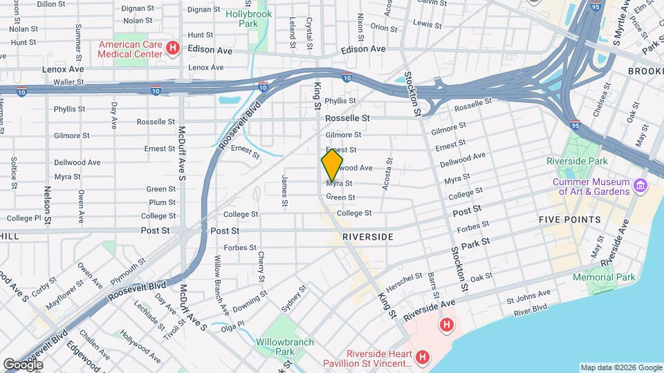 2700 Myra St Map and Location Details