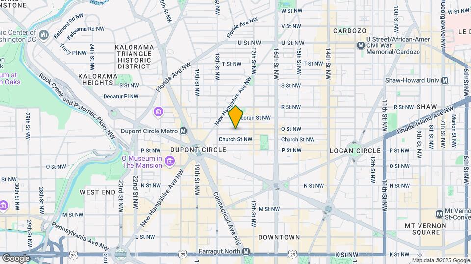 1734 Q St NW Map and Location Details
