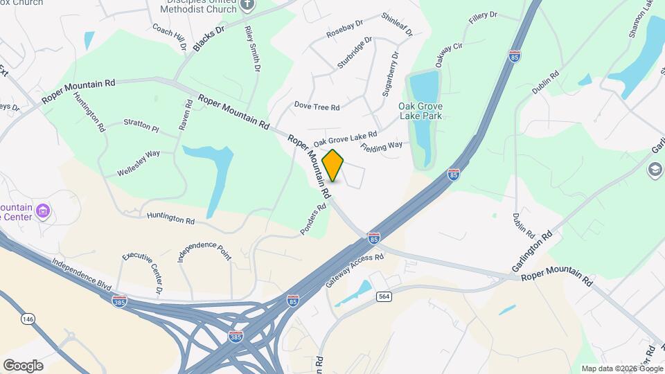 1119 Roper Mountain Rd Map and Location Details