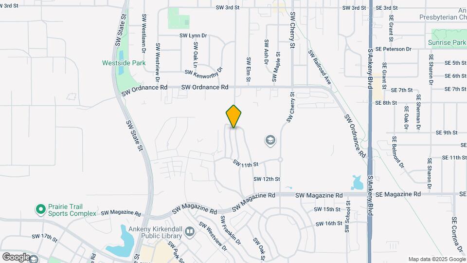 911 SW Des Moines St Map and Location Details
