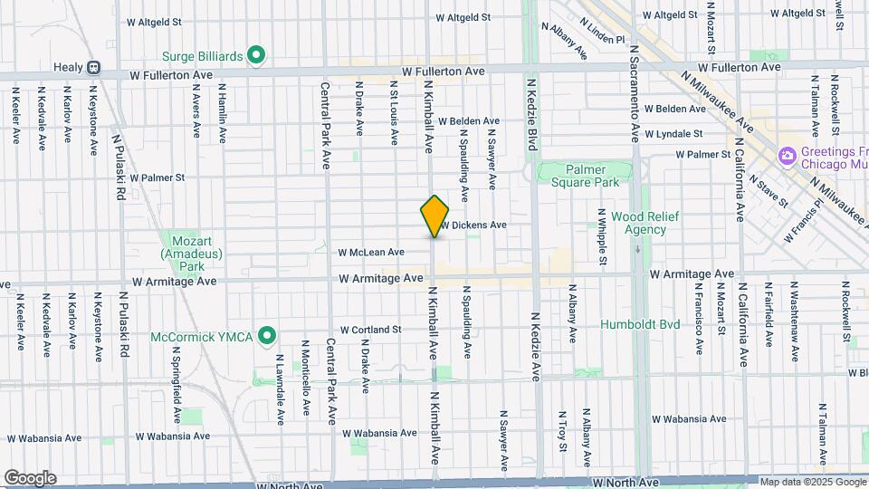 2047 N Kimball Ave Mapa y Detalles de la Ubicación