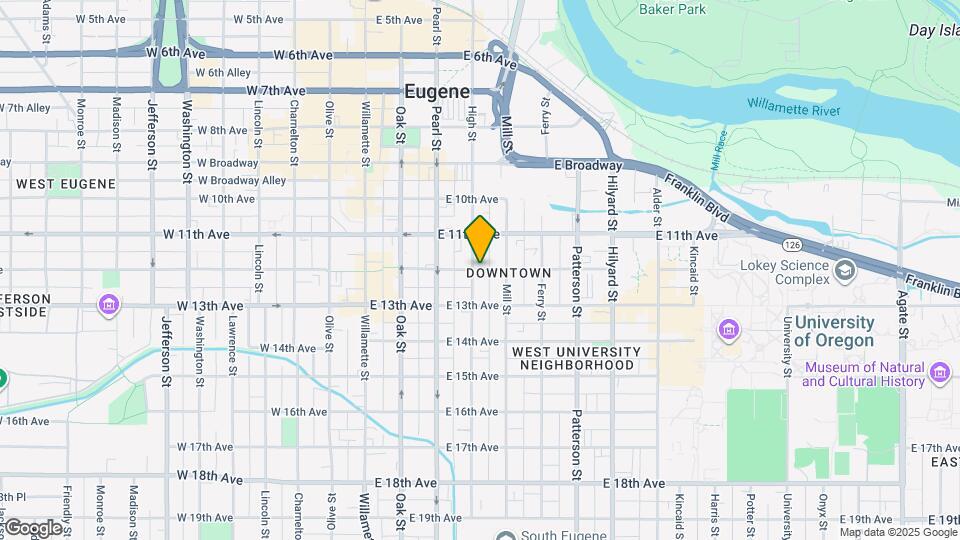 332 E 12th Ave Map and Location Details