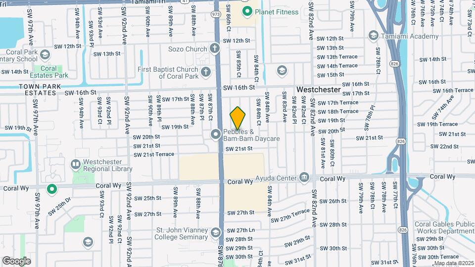 8540 SW 20th St Mapa y Detalles de la Ubicación