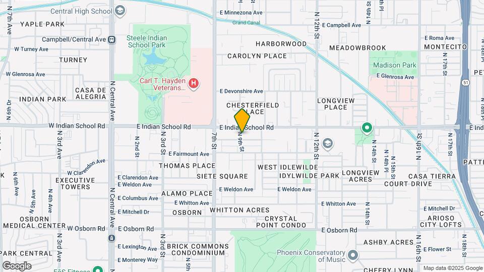 902 E Amelia Ave Mapa y Detalles de la Ubicación