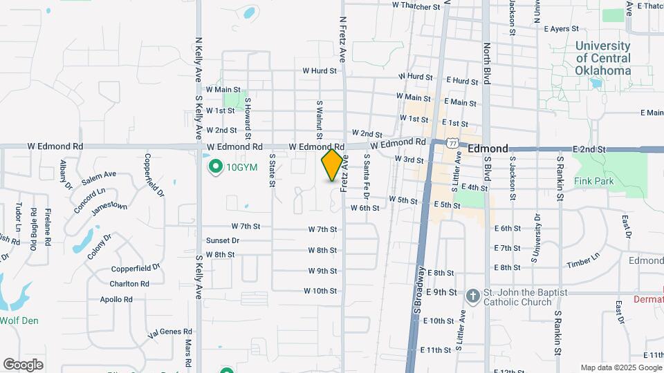 459 S Fretz Ave Map and Location Details