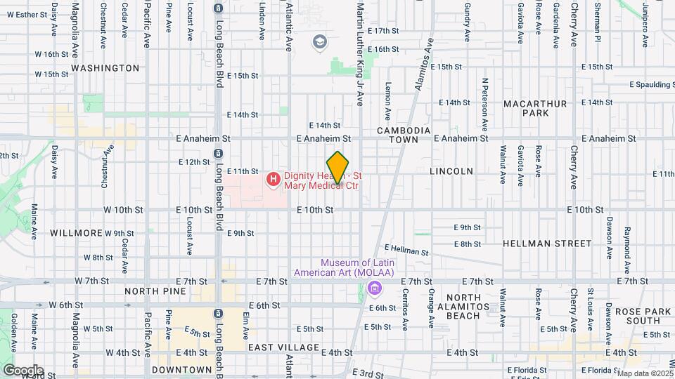 1047 Myrtle Ave Map and Location Details