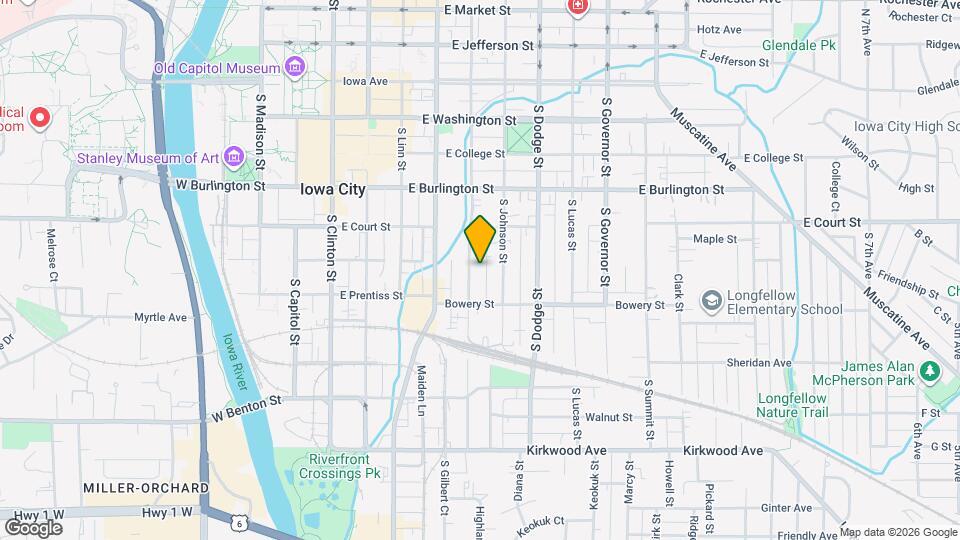 510 S Van Buren St, Unit 7 Mapa y Detalles de la Ubicación