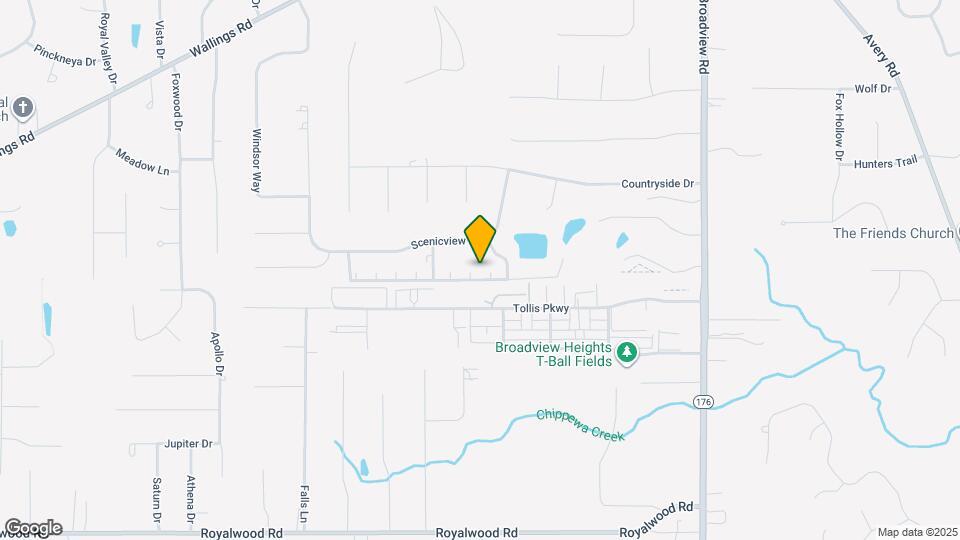 8611 Scenicview Dr Map and Location Details