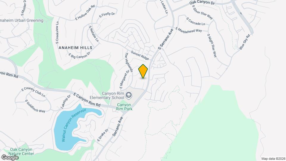 1011 S Mountcrest Ct Map and Location Details