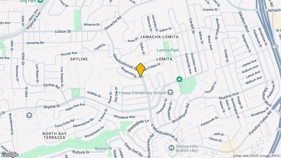 268 Meadowbrook Dr, Unit ADU Studio Mapa y Detalles de la Ubicación