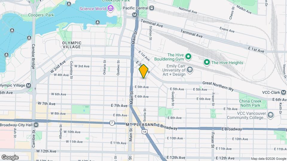 272 E 4th Ave Map and Location Details