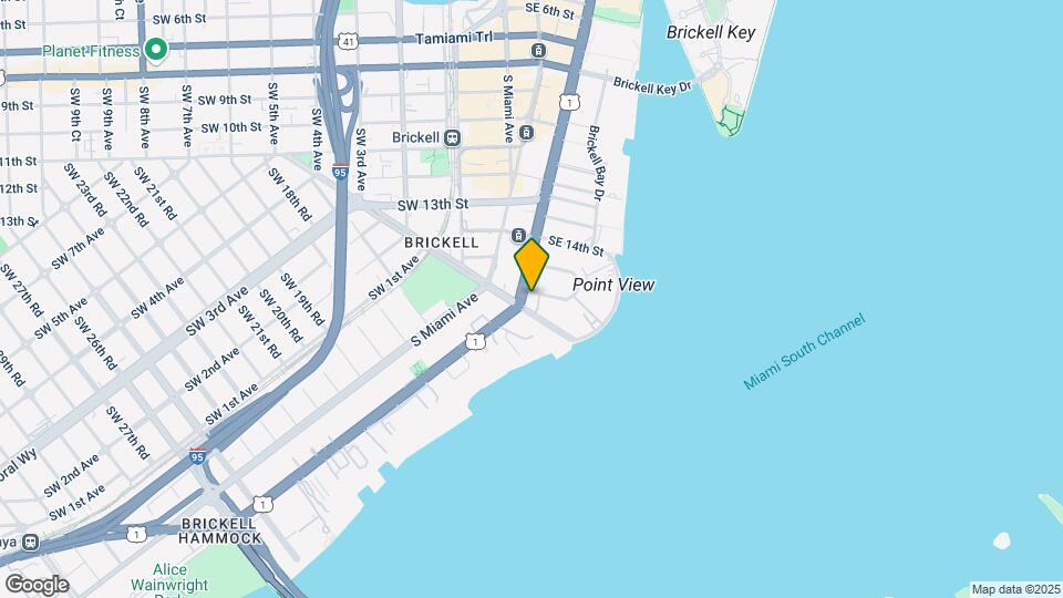 Echo Brickell Mapa y Detalles de la Ubicación