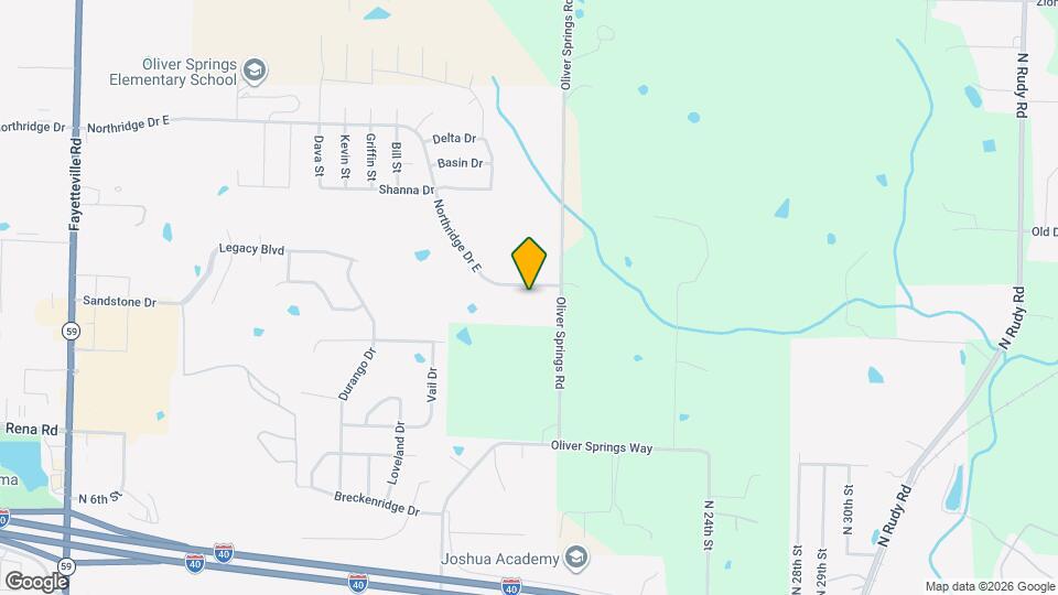 1518 Northridge Dr E Map and Location Details