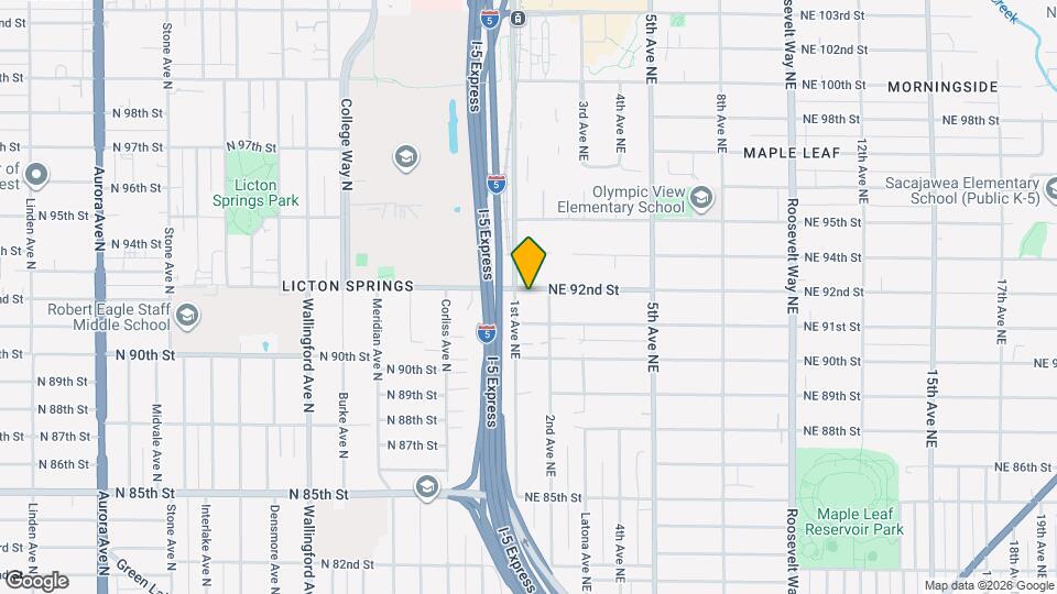 111 NE 92nd St Map and Location Details