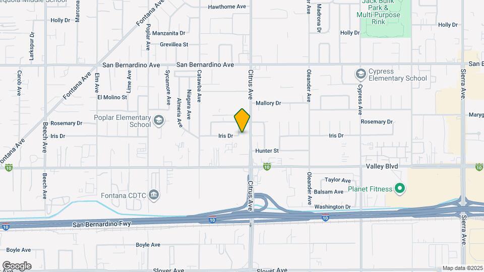 16059 Iris Dr Map and Location Details