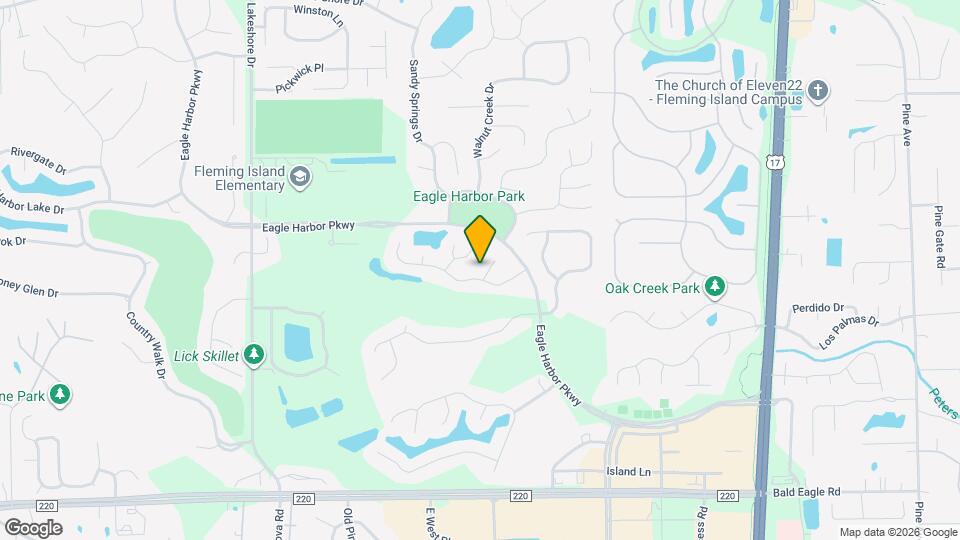 1720 Hunters Ridge Rd Map and Location Details