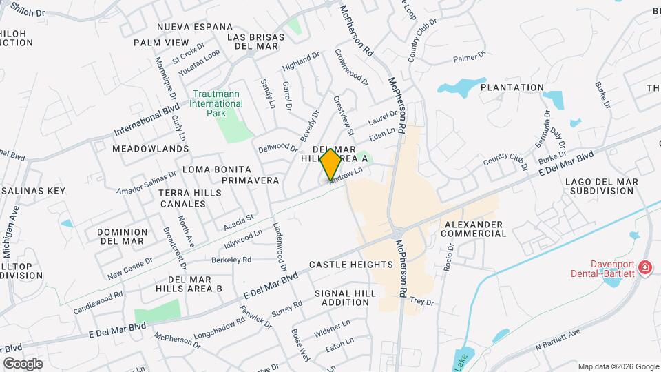 1005 Andrew Ave Map and Location Details