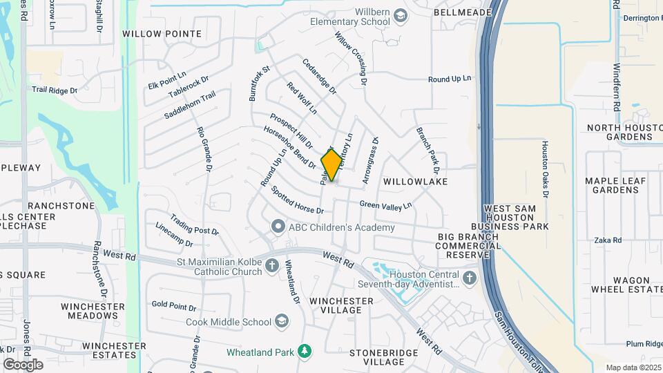 9803 Territory Ln Map and Location Details