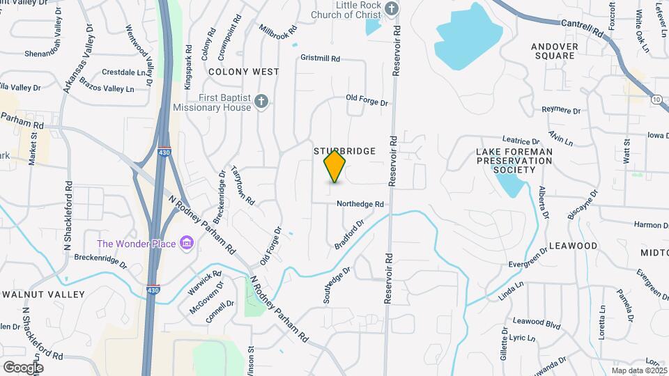 1705 Sanford Dr Map and Location Details
