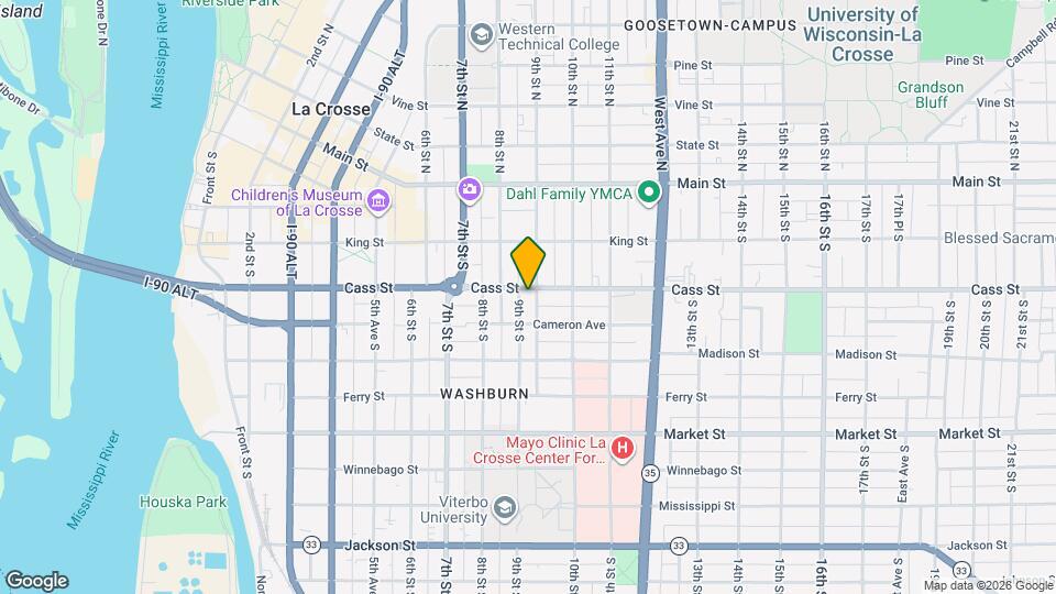 906 Cass St, Unit 906 Cass S Map and Location Details