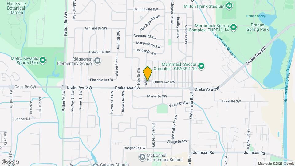 3701 Grote St SW Map and Location Details