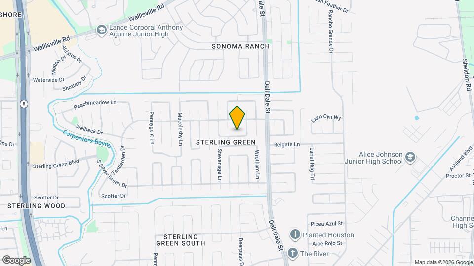 15243 Bedford Glen Dr Map and Location Details