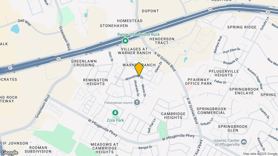 843 Winnsboro Dr Map and Location Details