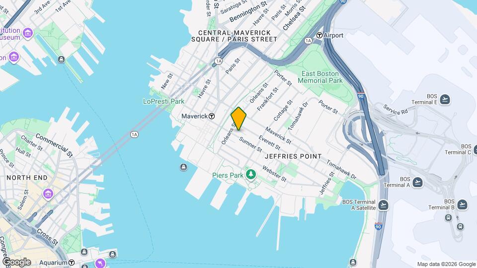 278 Sumner St Map and Location Details