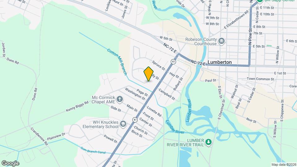 805 Spruce St Map and Location Details