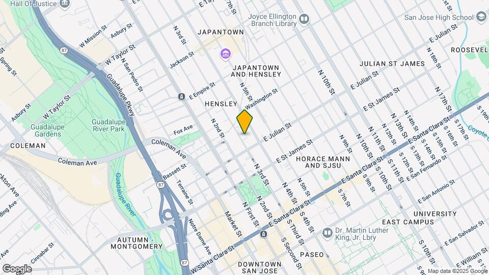 332 N 3rd St Map and Location Details