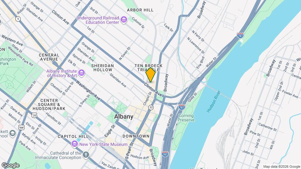 35 Clinton Ave Map and Location Details