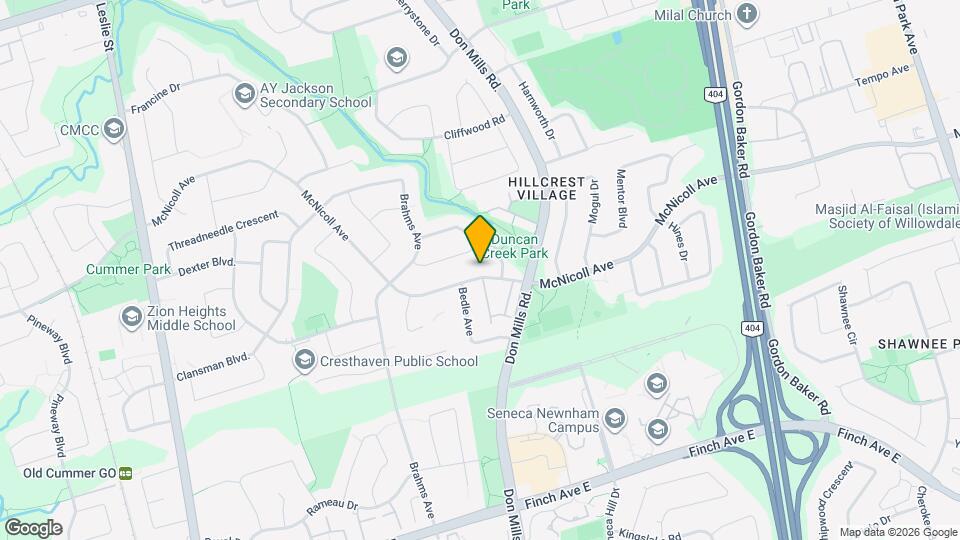 180 McNicoll Ave Map and Location Details