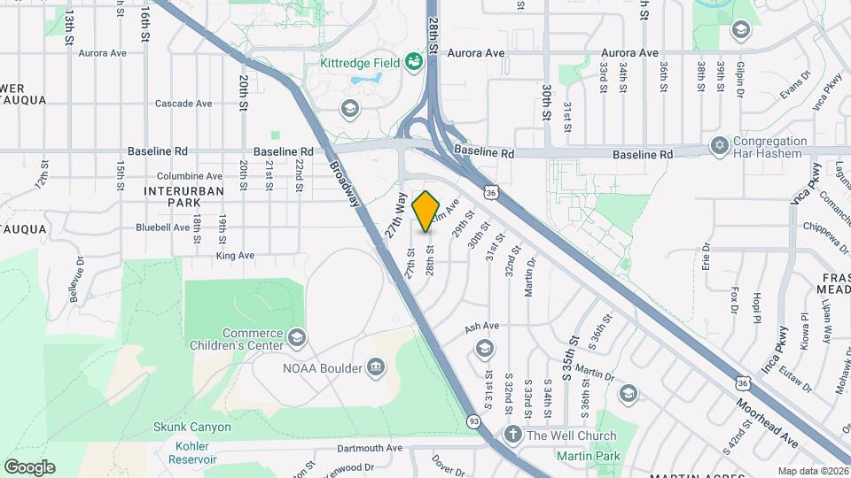 355 28th St Map and Location Details