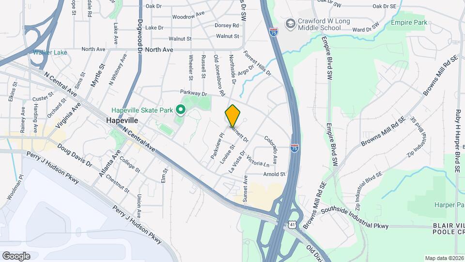 490 Barnett Dr Map and Location Details