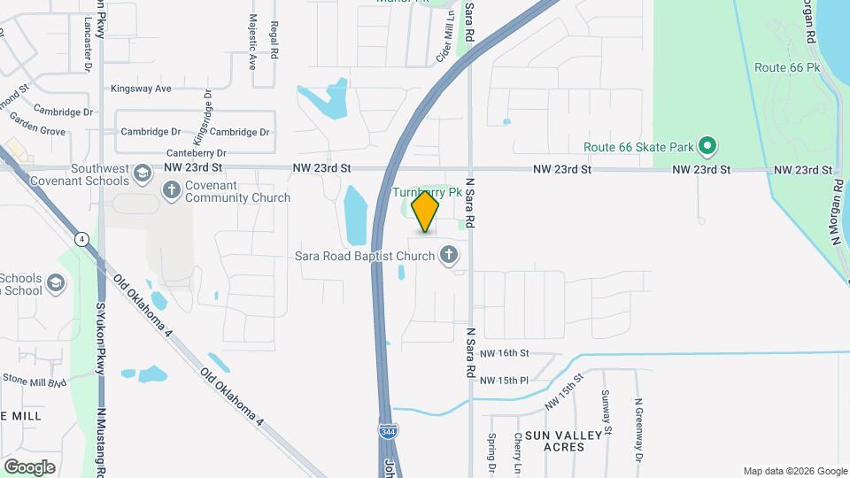 10704 NW 20th St Map and Location Details