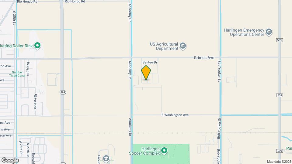 1004 Gabriela St, Unit A Map and Location Details