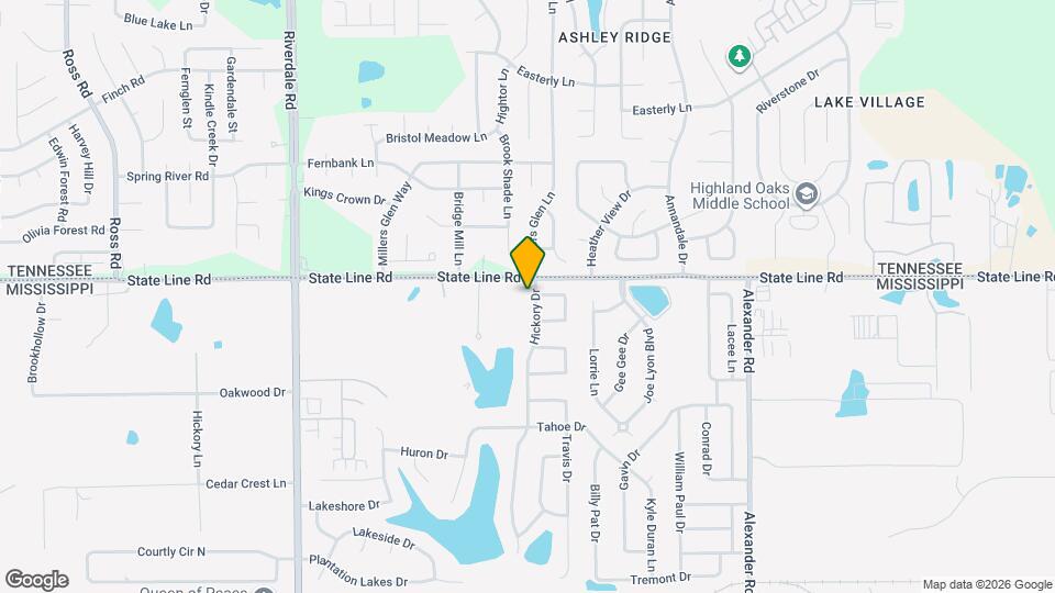 9461 Hickory Dr Map and Location Details