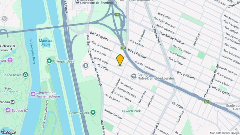 415 Bourget Rue Map and Location Details