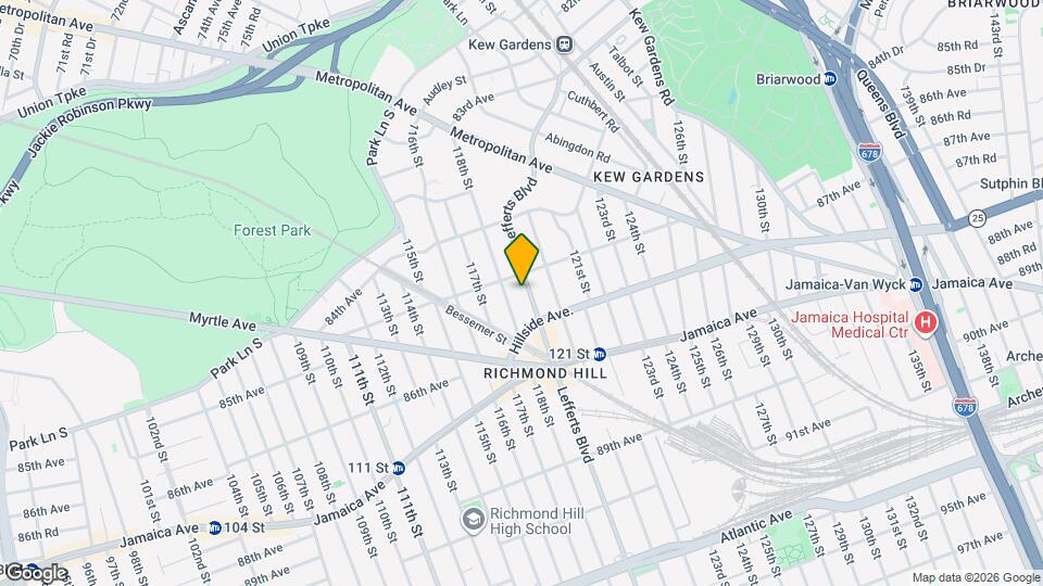 85-18 Lefferts Blvd, Unit 3R Mapa y Detalles de la Ubicación