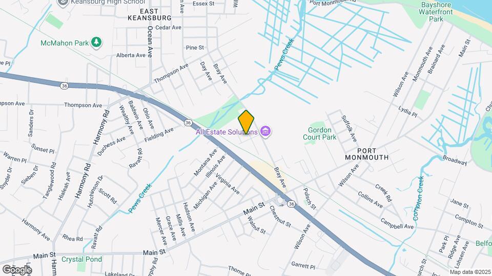 8 Central Avenue Mapa y Detalles de la Ubicación